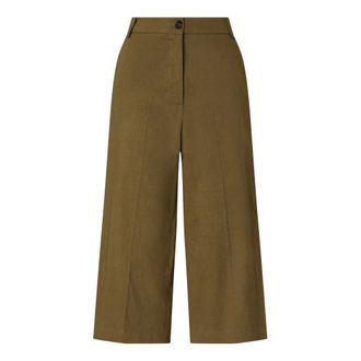 Pinko Pantaloni ampi Bermuda - - Trousers - Donna - Verde - M