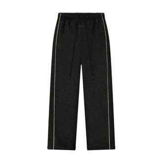 Fear of God Wide Trousers, female, Black, Size: M Suede Fleece Signature Relaxed Pant