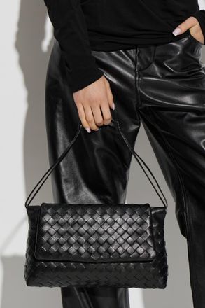 Bottega Veneta Giorno Bag, Womens, Black
