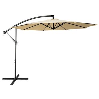 OEM Sombrilla De Jard&iacute;n, Protecci&oacute;n Uv, Dise&ntilde;o Resistente A La Intemperie, Color Beige