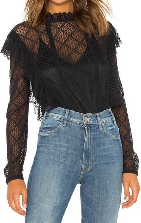 Free People Goldie Bodysuit In Black