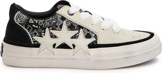 Amiri Sunset Skate Paisley-printed Suede Sneakers - Black - 45 (IT45 / UK11)