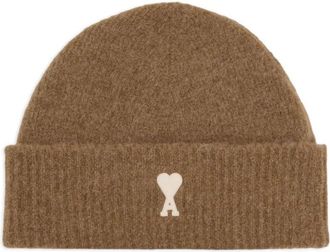 Ami Bruine De Coeur Monogram Hoeden - unisex - Hoeden - Bruin - ONE Size - Accessoires