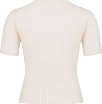 Vivienne Westwood Logo-Embroidered Wool T-Shirt - Beige
