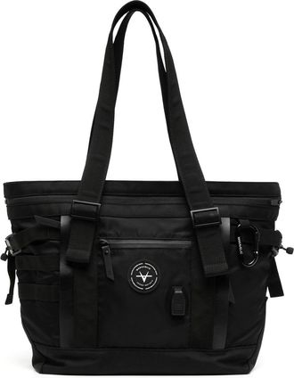 Makavelic logo-patch strap-detail tote bag - men - Nylon - OS - Black