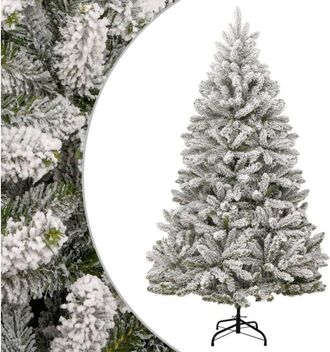 vidaXL Rbol De Navidad Artificial Con Bisagras Y Nieve Flocada 240 Cm Vidaxl