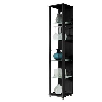 wehkamp home vitrinekast Lucero Basic - zwart