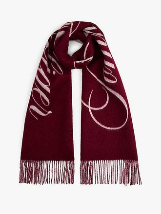 Tommy Hilfiger Pure Wool Logo Scarf