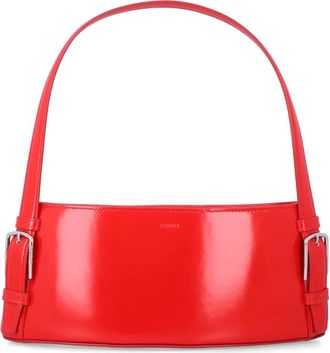 Coperni Ergonomische Schoudertas - Dames - Handtassen - Rood - ONE Size - Leer - Tassen