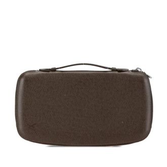 Louis Vuitton Pre-owned Long wallet (bi-fold) - Heren - Pre-owned - Bruin - Maat: ONE Size Leer