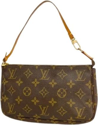 Louis Vuitton Pre-owned Shoulder Bags, female, Brown, Size: ONE SIZE Pre-owned Pouch
