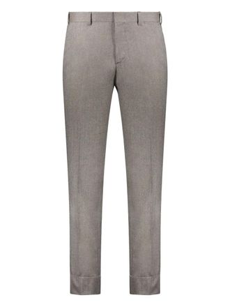 Brioni wool tailored trousers - Brown