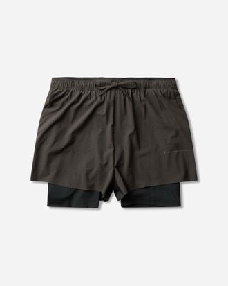 On POST ARCHIVE FACTION (PAF) Zero 2-In-1 Shorts Molasses / Black