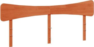 vidaXL Testiera Marrone Cera 200 Cm In Legno Massello Di Pino - Vidaxl