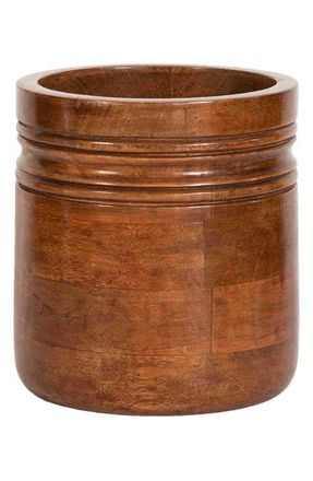 Juliska Bilbao Wood Utensile Crock in Brown at Nordstrom
