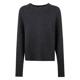 Allude Truien & Vesten, Dames, Grijs, L, Wol, Allude Sweaters Grey