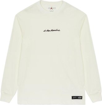 Nike Jordan Air Jordan x A Ma Maniere Long Sleeves T-Shirt Beige DJ9758-133
