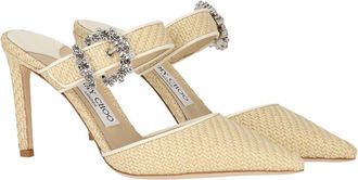 Jimmy Choo London Dyana 85 Raffia Mule