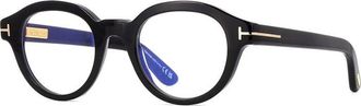 Tom Ford FT6037-B 001 Shiny Black 49mm