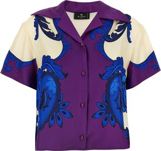 Etro Multicolor Paisley maxi shirt