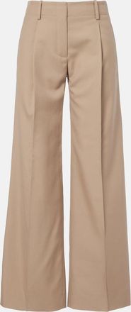 Proenza Schouler Halima wool-blend gabardine wide-leg pants