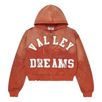 Vale Forever Classico Zip Up Hoodie Orange 11451-1SS2604VFCZUH-ORAN