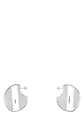 Bottega Veneta Silver Solid Stud Earrings