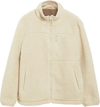 s.Oliver Zip-throughs - Heren - Sweatshirts & Hoodies - Beige - Maat: S Taf
