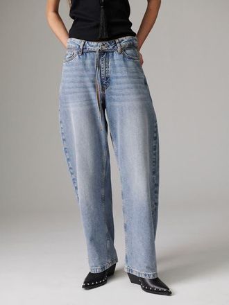 Day Birger Et Mikkelsen Blaire Barrel Leg Jeans in Light Blue at Nordstrom, Size 12