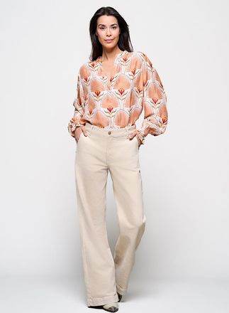 Mart Visser Caroline Tensen Malmo Blouse Zand / Multi