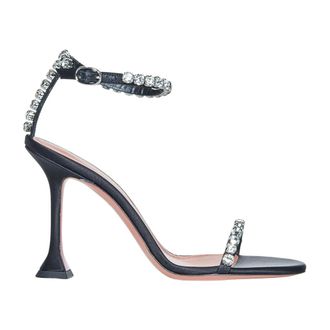 Amina Muaddi Sandals Black - female - Amina Muaddi - High Heel Sandals - Black - 5 1/2 UK - Shoes