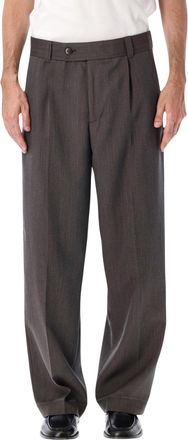 Mfpen High-Waisted Flap Pocket Wide-Leg Trousers
