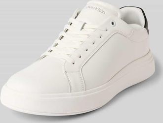 Calvin Klein Sneaker mit Schnürung und Label-Detail in Weiss, Größe 41