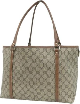 Gucci Pre-owned Tote Bags, female, Beige, Size: ONE SIZE Pre-owned Vintage Tote Bag