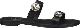 AGL Agl Summer Stones Leather Slides