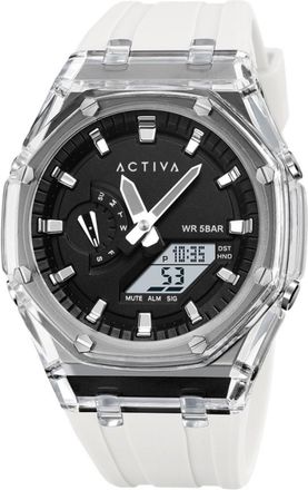 Invicta Activa x Invicta Digital ACW2100-004 Heren Horloge - Quartz Uurwerk - Plastic met zwarte Wijzerplaat - 53mm