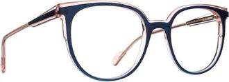 Caroline Abram Deep Blue Finess Phantos Acetate Sunglasses