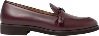 Scarosso Schoenen, Dames, Rood, 37 1/2 EU, Leer, Madison Tassel Loafer