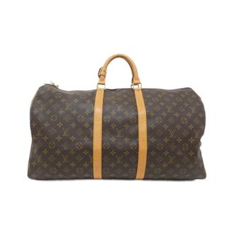 Louis Vuitton Brown Coated Canvas Boston Bag (Pre-Owned)