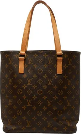Louis Vuitton Brown Pvc Leather Tote Bag (Pre-Owned)