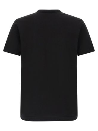 Dolce & Gabbana Logo-Embroidered Cotton T-Shirt - Black