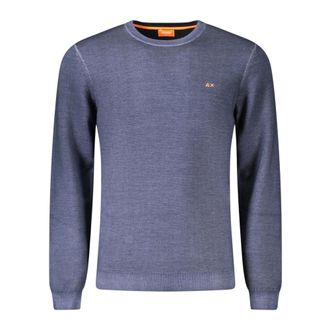 Sun 68 Maglia L Crew Neck Sweater - Knitwear - Hombre - Azul - M