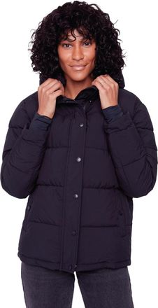 Alpine North FORILLON - Vegan Down Short Quilted Puffer Jacket in Black at Nordstrom, Size X-Large