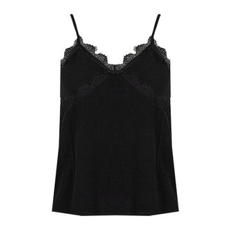 Pepe Jeans London Top in pizzo Karey - - Tops - Donna - Nero - M