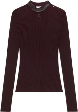 Courr&egrave;ges Maglieria - - Knitwear - Donna - Marrone - S