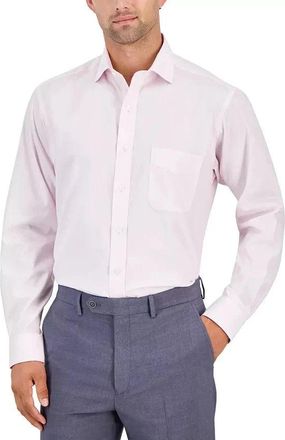 Club Room Dress Shirt Mens Parfait Pink Regular Fit Business Oxford FTS1646