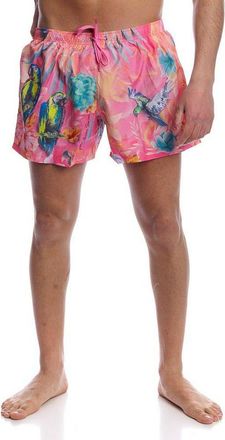 Moschino Multicolor Polyester Swim Mens Shorts