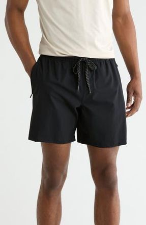 90 Degree by Reflex Warp Interval 7-Inch Shorts in Black at Nordstrom Rack, Size Xx-Large