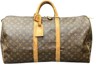 Louis Vuitton Pre-owned Weekend Bags, unisex, Brown, Size: ONE SIZE Pre-owned Keepall Monogram Boston bag