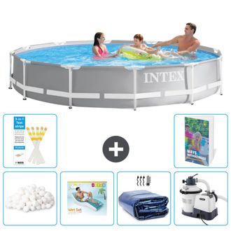 Intex Piscina Prism Frame Redonda - 366x76 Cm - 7-piezas S5